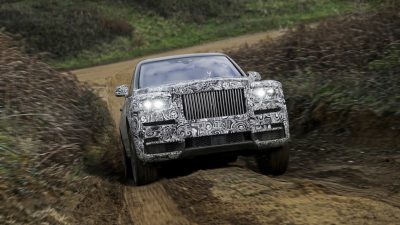 Тесты внедорожника Rolls-Royce Cullinan