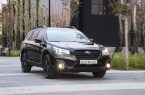 Черный Subaru Outback для России