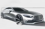 Mercedes раскрыл внешность нового S-Class