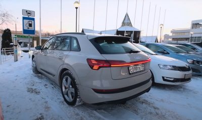 Audi E-tron в МИНУС 31ºC